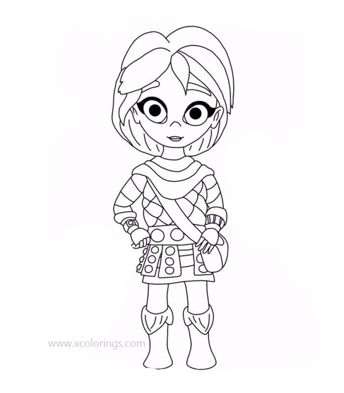 Dragons rescue riders coloring pages leyla