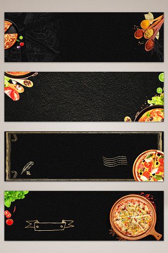 Western food gourmet restaurant banner poster background psd backgrounds free download