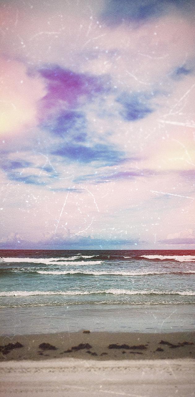 Vintage beach wallpaper by itsher