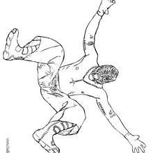 Wrestler rey mysterio coloring pages