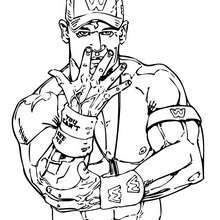 Wrestler rey mysterio coloring pages