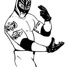 Rey mysterio coloring pages