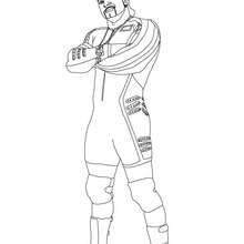 Wrestler rey misterio coloring pages