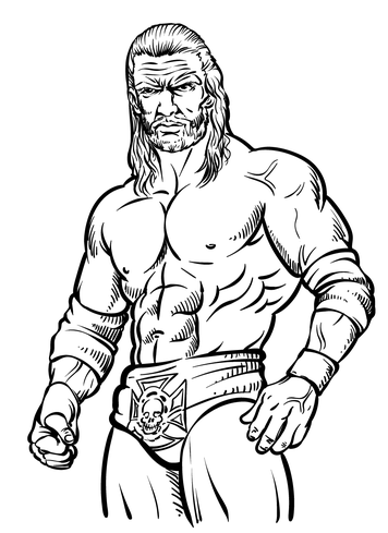 Rey mysterio mask face coloring page