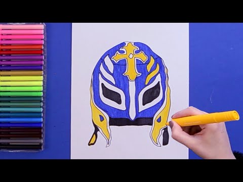 How to draw rey ysterio face ask wwe