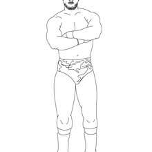 Wrestler the hart dynasty coloring pages