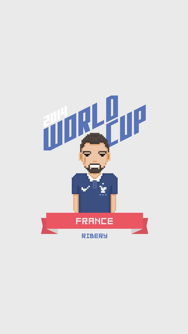 World cup star france ribery iphone wallpapers free download