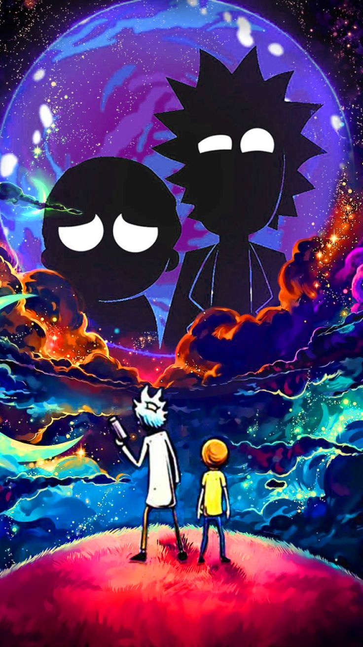 X rick and morty in outer space iphone iphone s iphone wallpaper hd tv series k wallpapers images photos and background