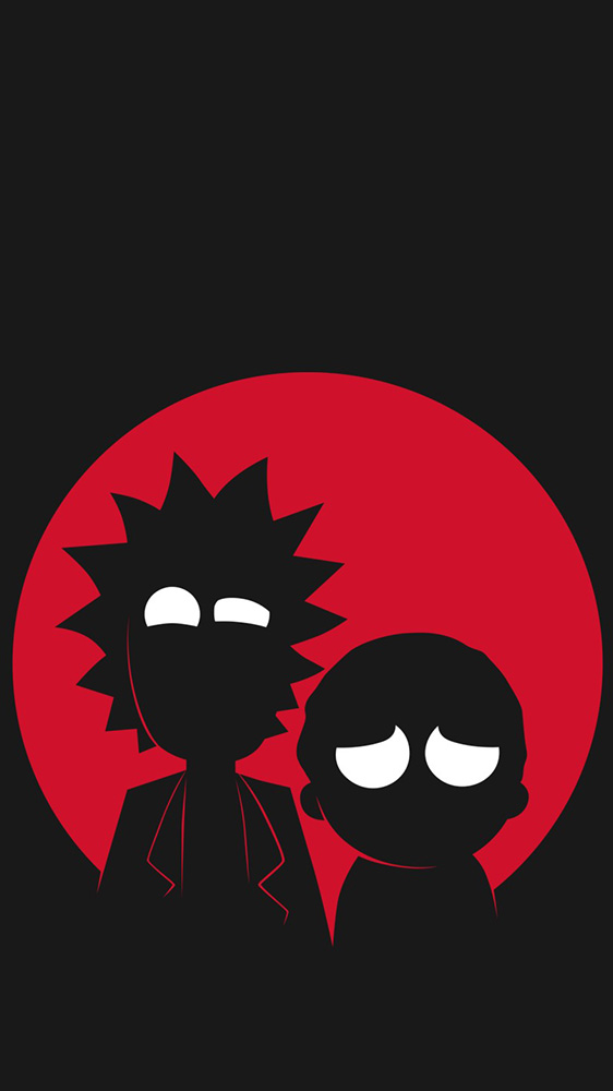 Rick and morty iphone wallpaper