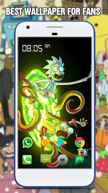 About rick and morty wallpaper google play version