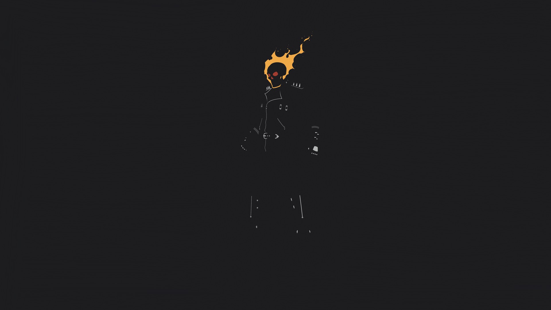 X ghost rider minimalism artist dark jpg kb