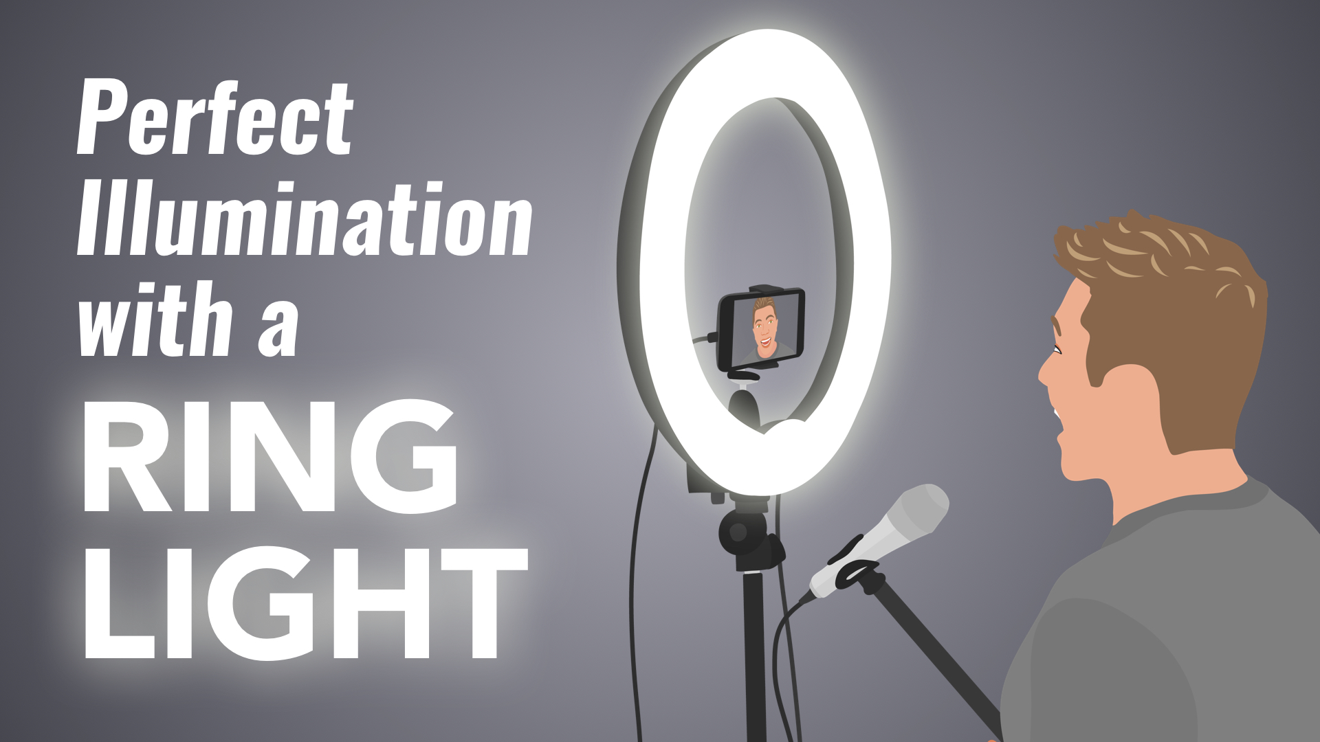Perfect illumination with a ring light â learning in hand with tony vincent