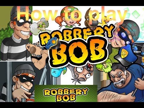 How to play robbery bob game ic book cover ic books book cover