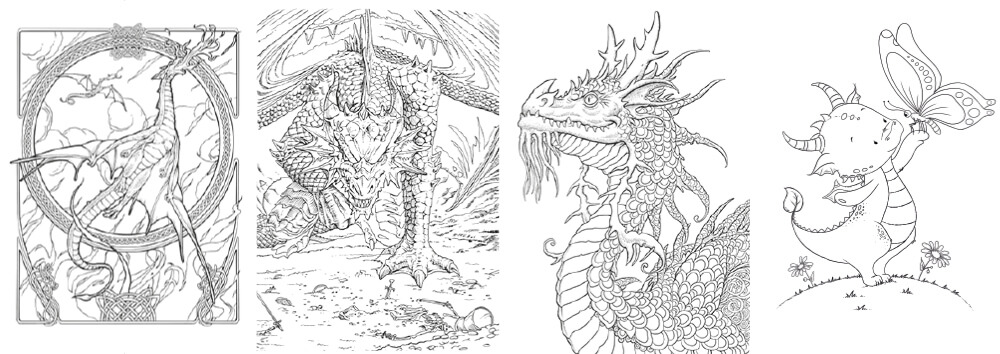A guide to colouring dragons colouring heaven