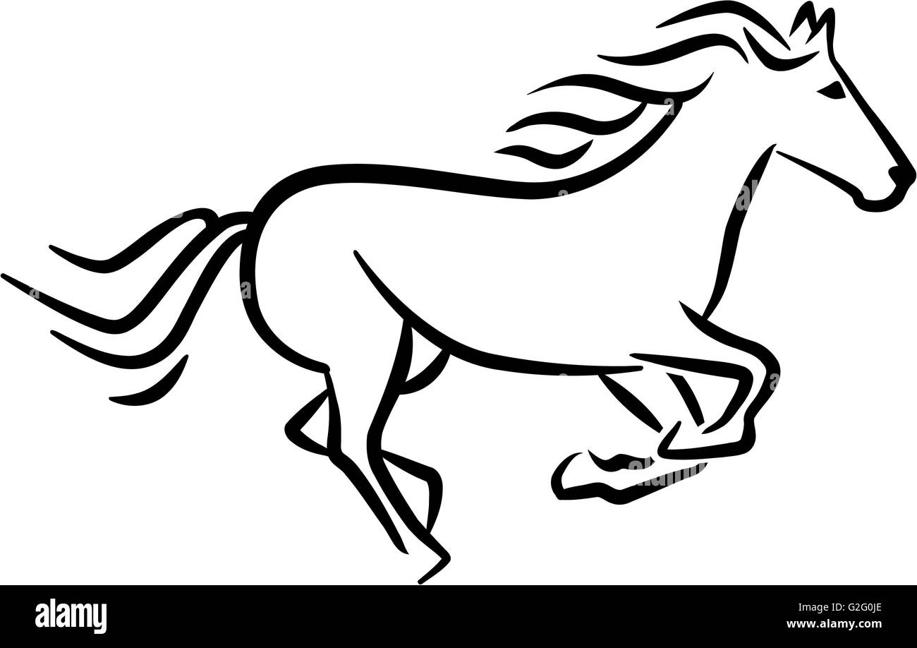 Horse sketch hi