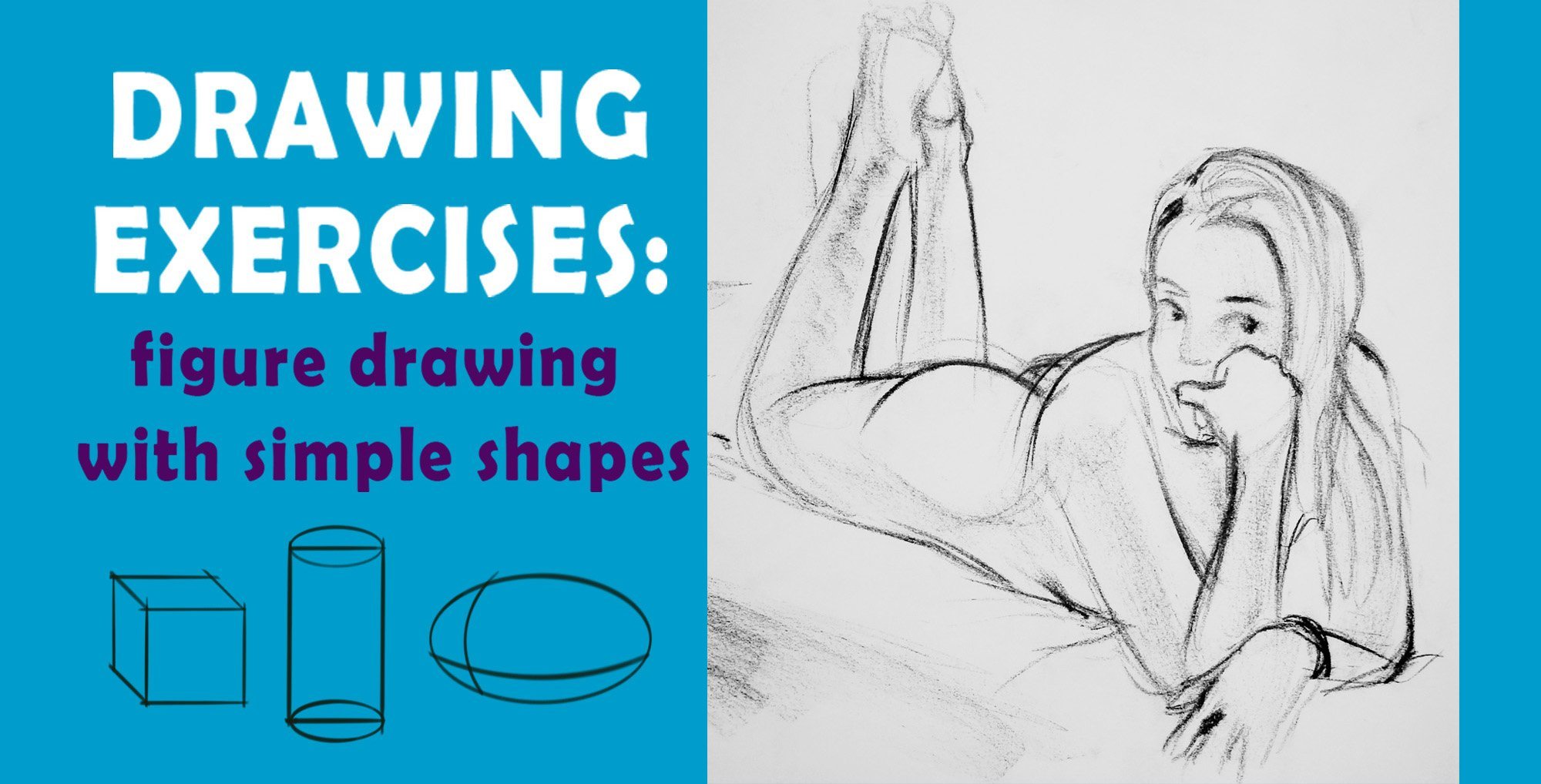 Drawing exercises figure drawing with simple shapes milan gloziä