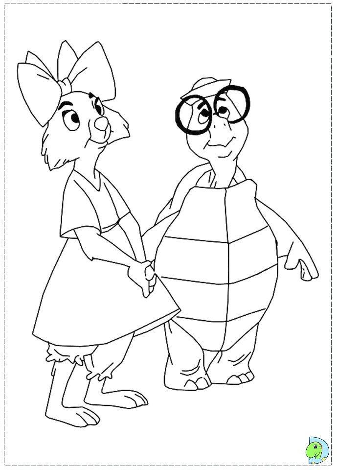 Robin hood coloring page
