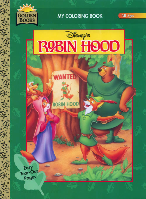 Robin hood disneys coloring book coloring books at retro reprints