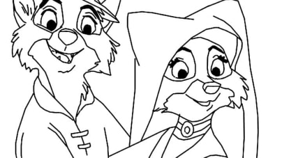 Disney robin hood coloring pages to print pdf