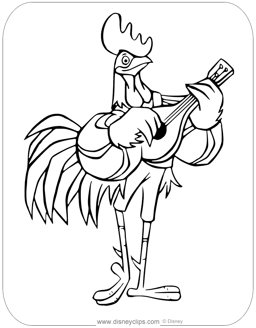 Disneys robin hood coloring pages