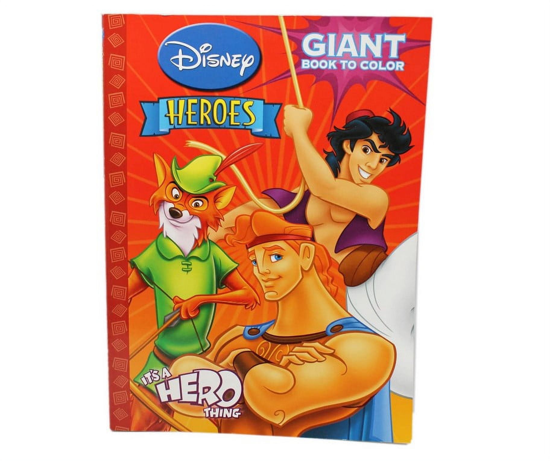 Disney heroes to the rescue coloring book
