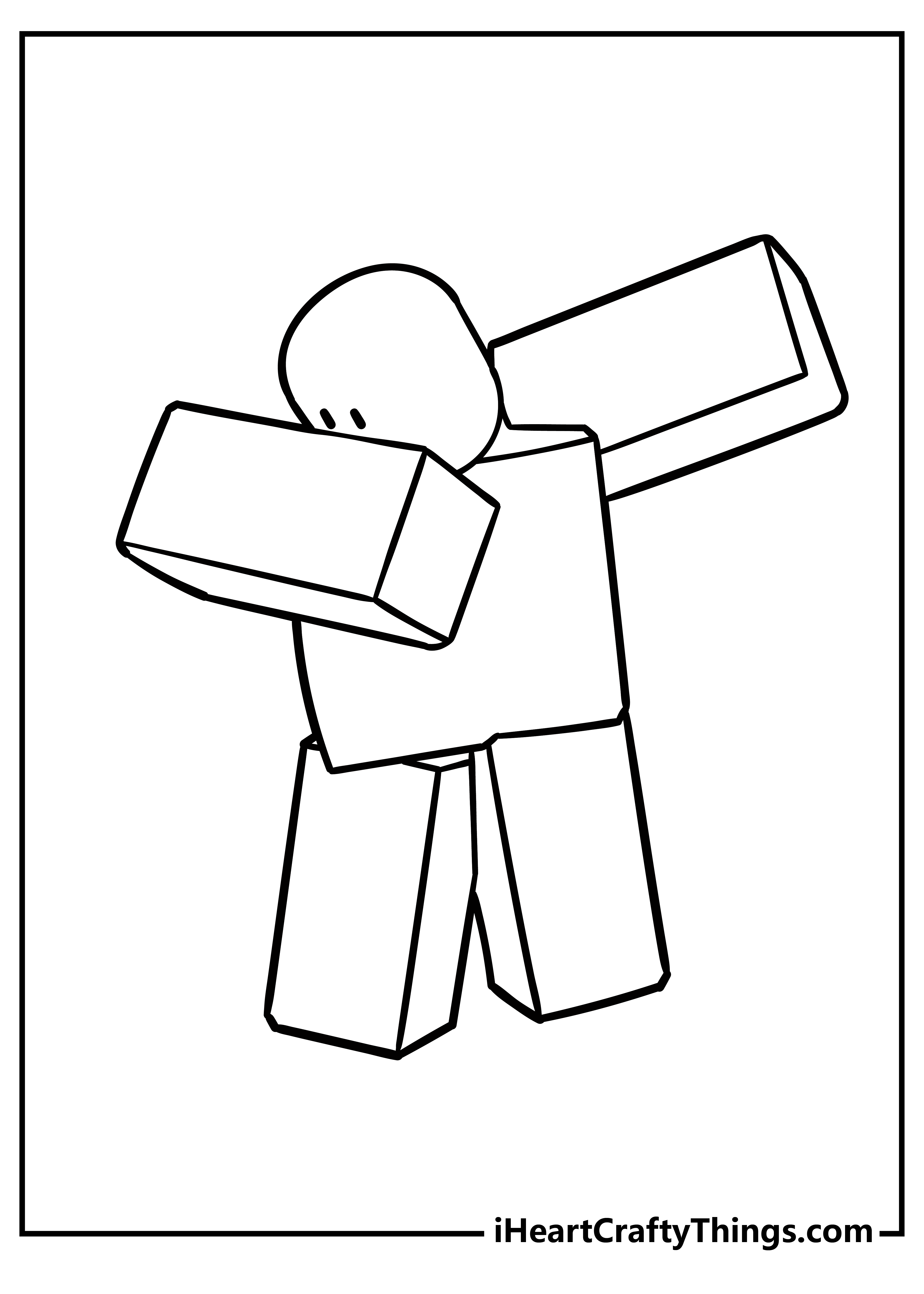 Roblox coloring pages free printables