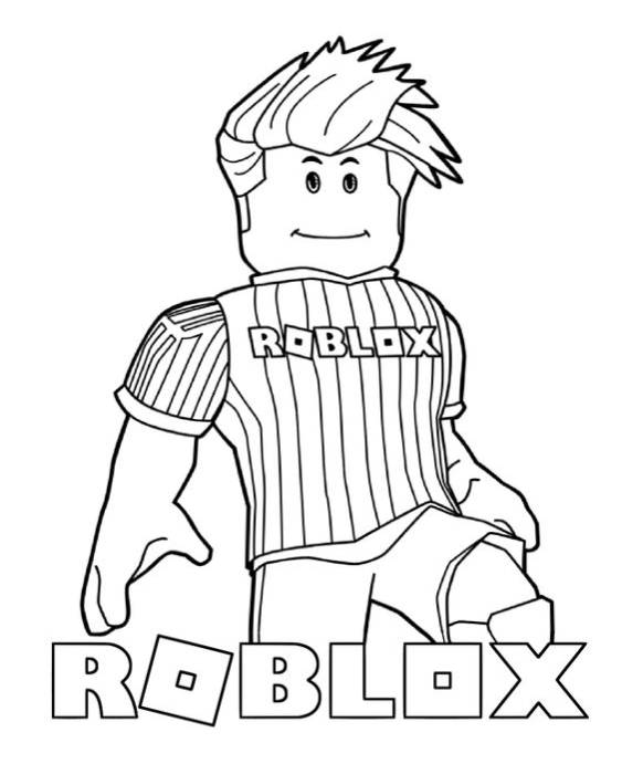Free easy to print roblox coloring pages