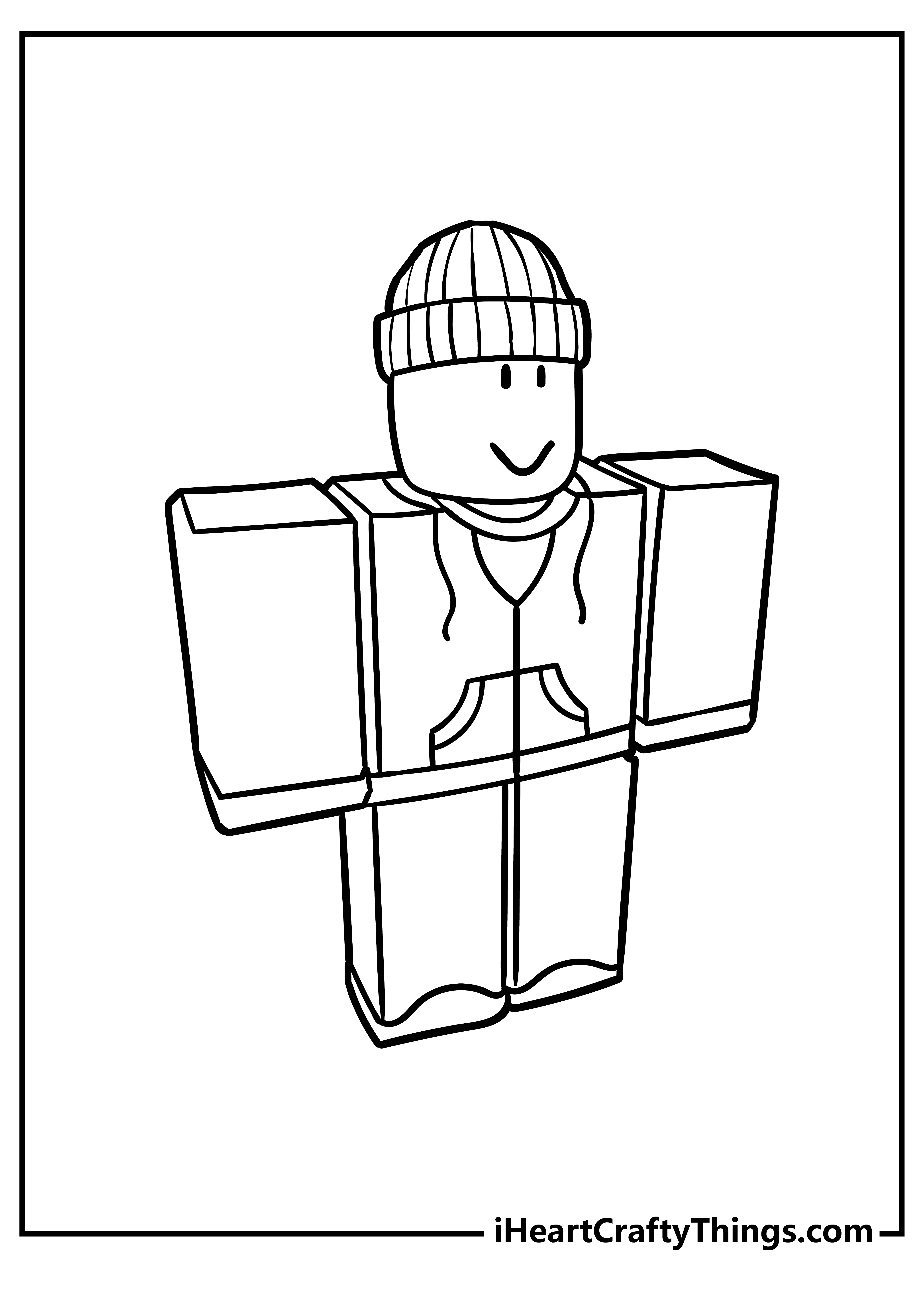 Roblox coloring pages free printables