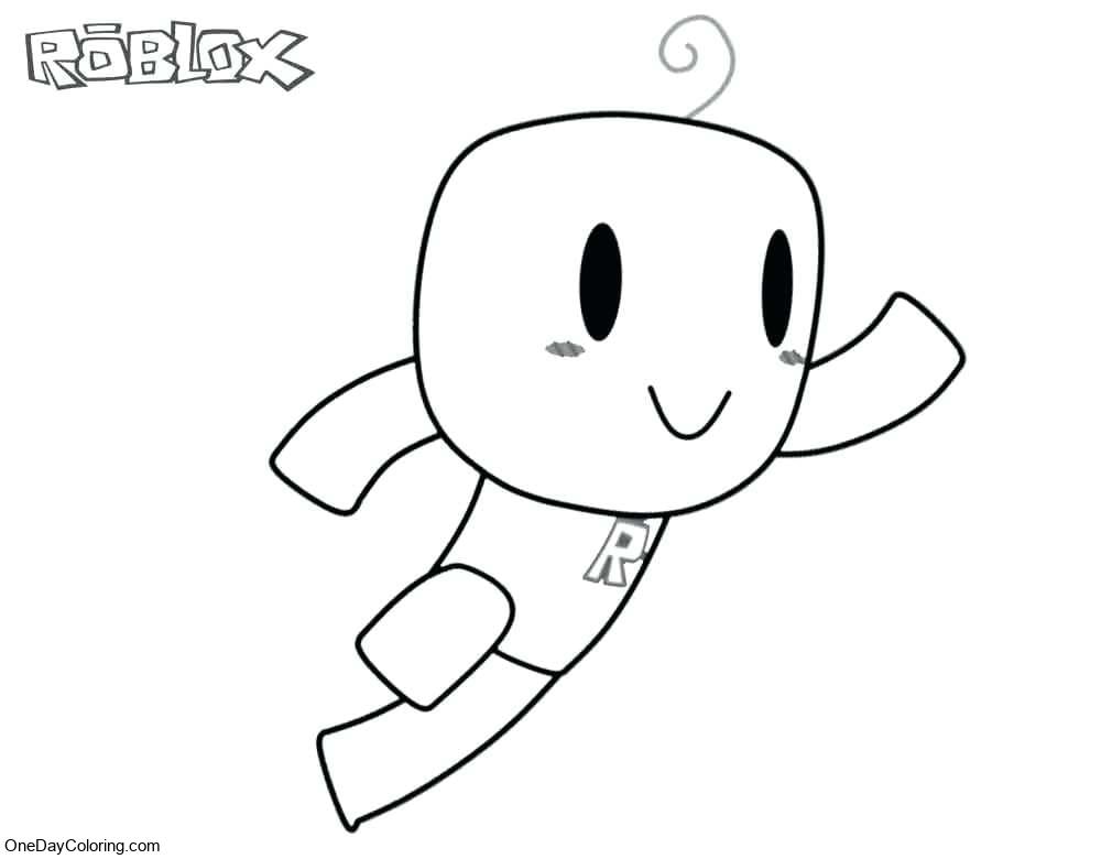 Baby roblox coloring page beautiful drawing