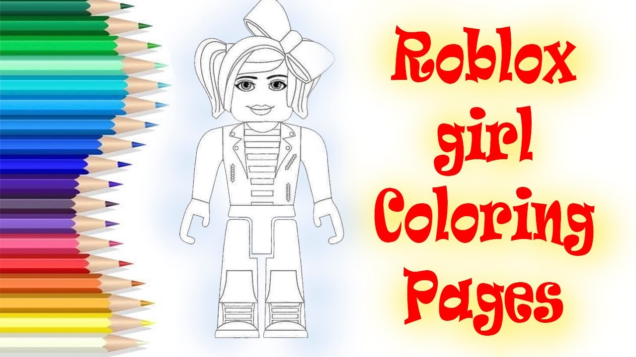 How to coloring roblox girl coloring pages