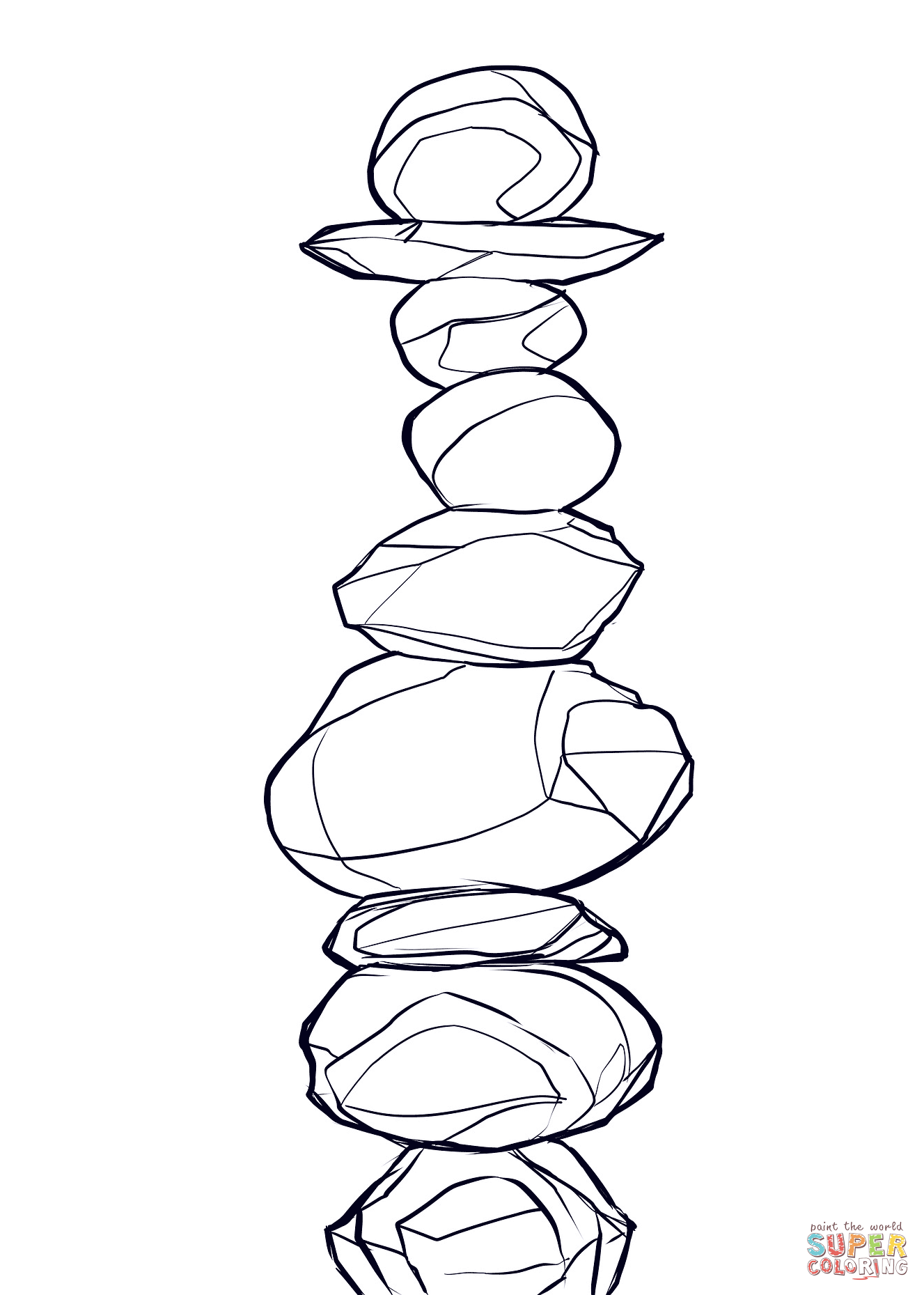 Balanced rocks coloring page free printable coloring pages