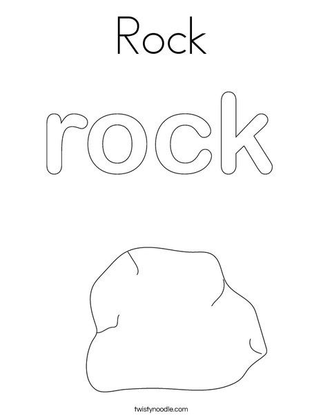 Rock coloring page coloring pages coloring pages for kids coloring for kids