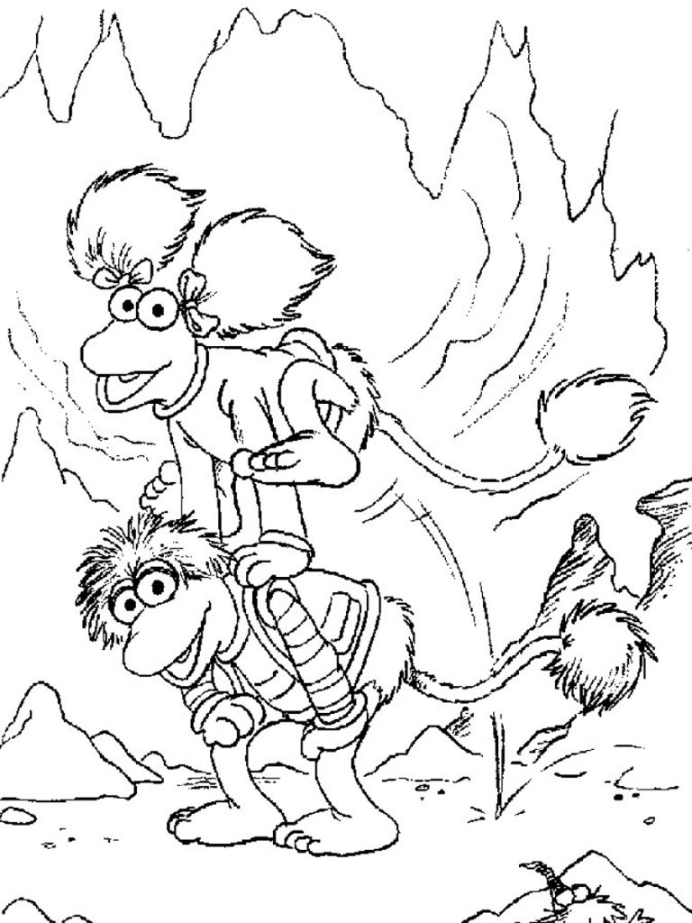 Fraggle rock coloring pages