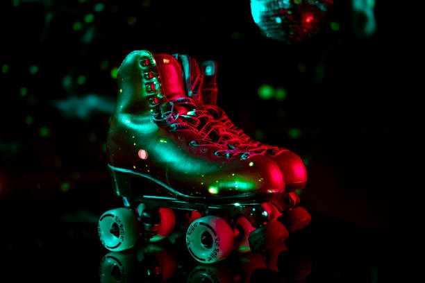 Roller skate party stock photos pictures royalty