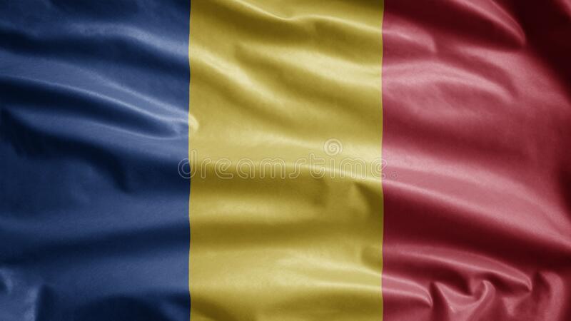 Romanian flag icon stock photos