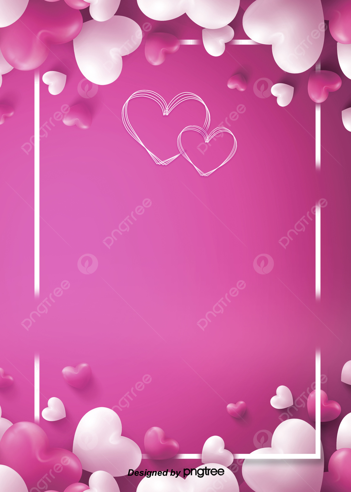 Simple love romantic balloon background balloon romantic love background image for free download