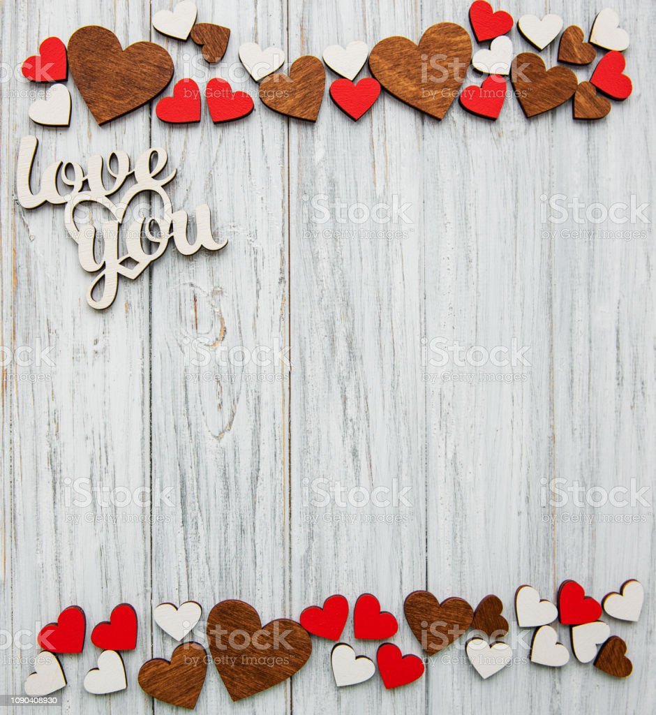 Valentine day romantic background stock photo