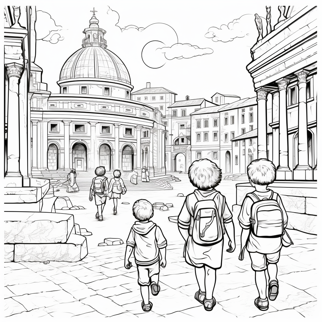 Rome coloring pages