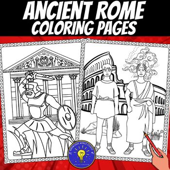 Ancient rome coloring pages roman empire coloring sheets tpt