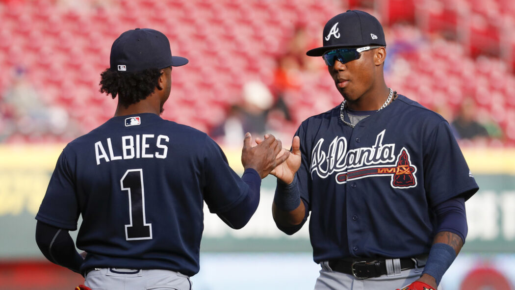 Acuna albies homer as braves win