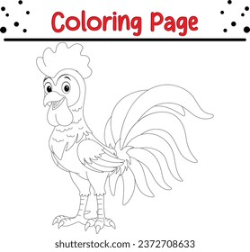 Rooster coloring pages images stock photos d objects vectors