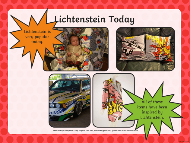 Who was roy lichtenstein facts and information