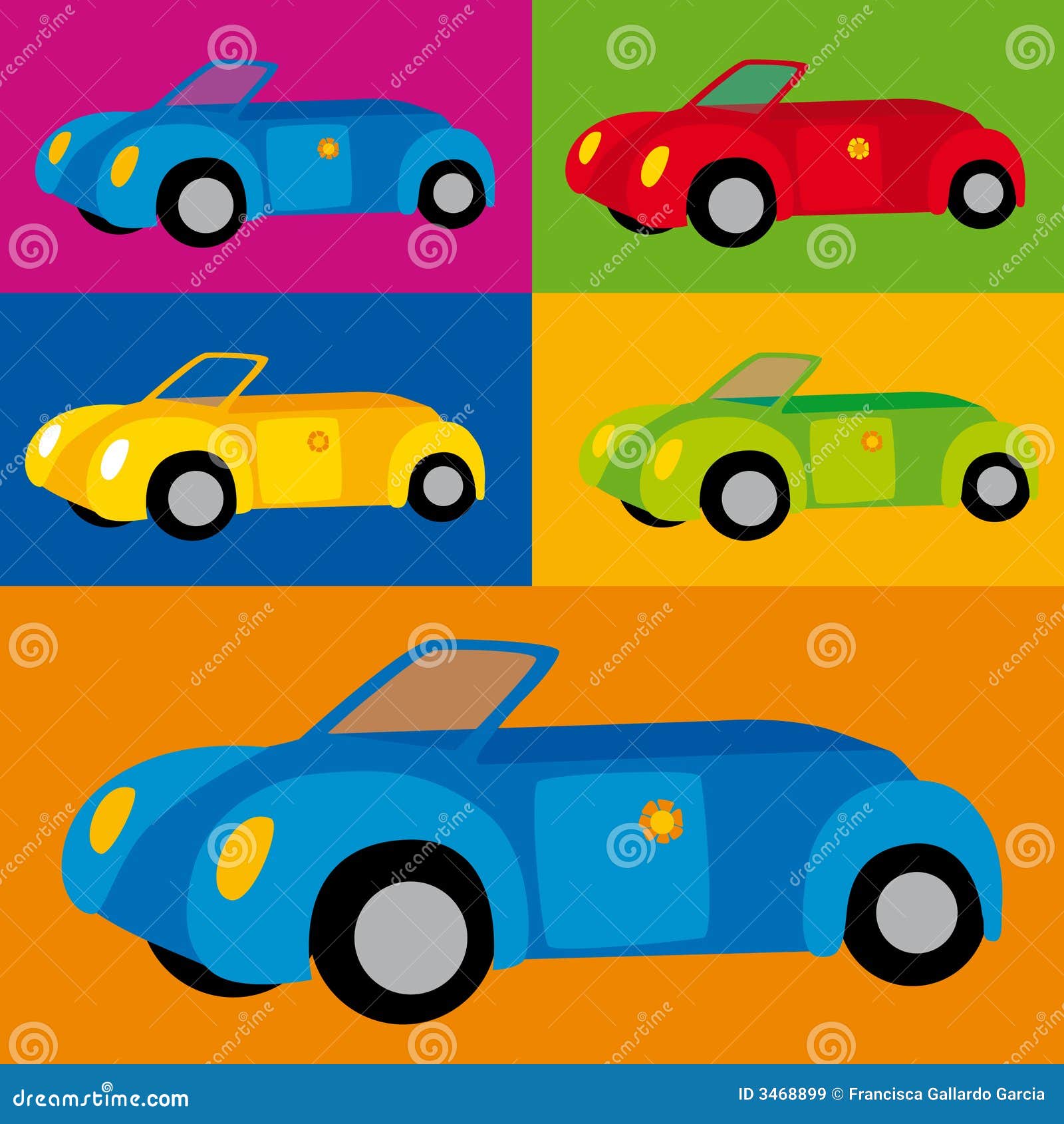 Pop art cars stock illustrations â pop art cars stock illustrations vectors clipart