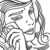 Roy lichtenstein coloring pages free coloring pages