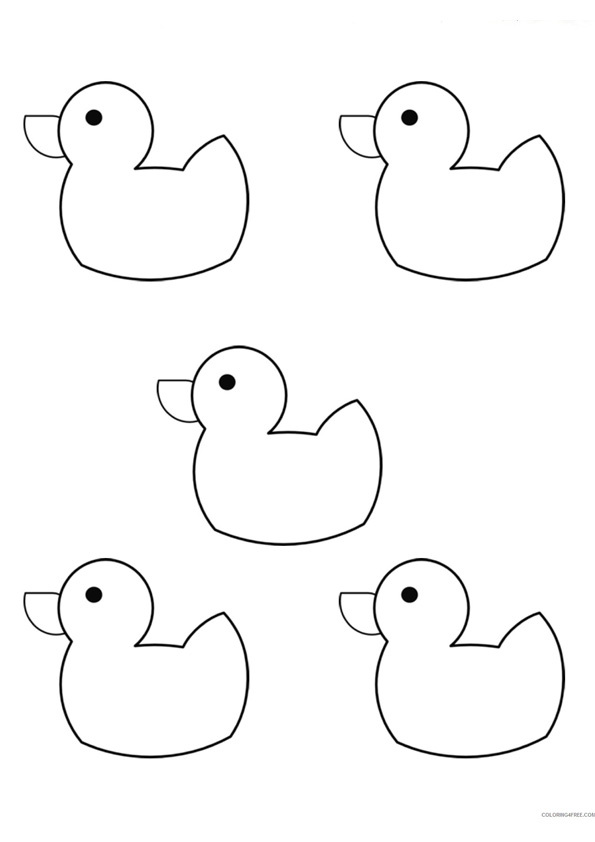 Coloring pages rubber duck coloring pages for kids