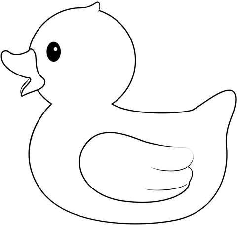 Rubber duck coloring page free printable coloring pages