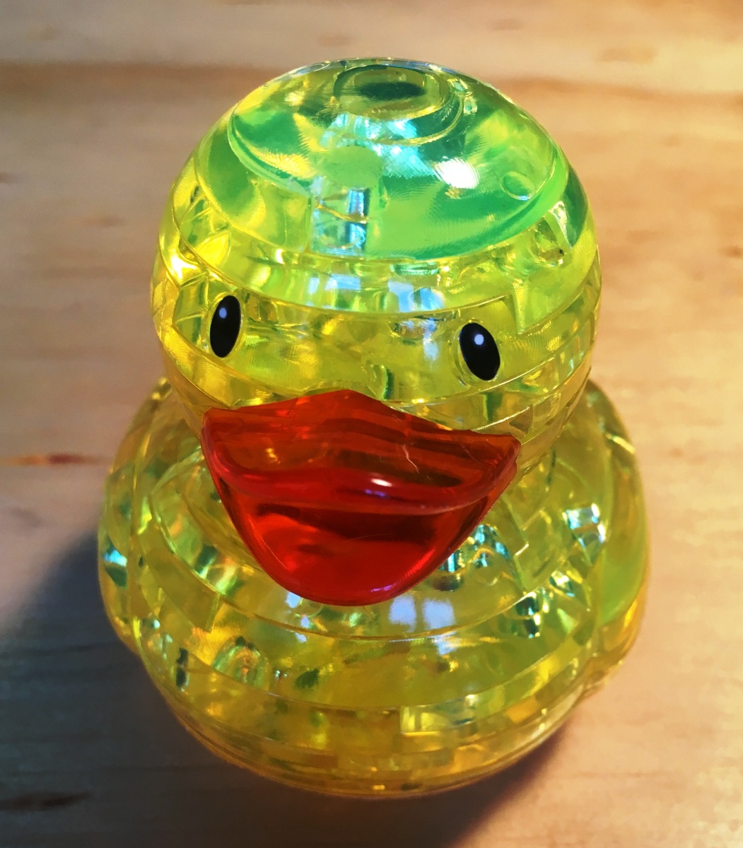 Just ducky crystal rubber duck d puzzle