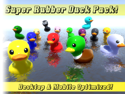 Super rubber duck pack d props asset store