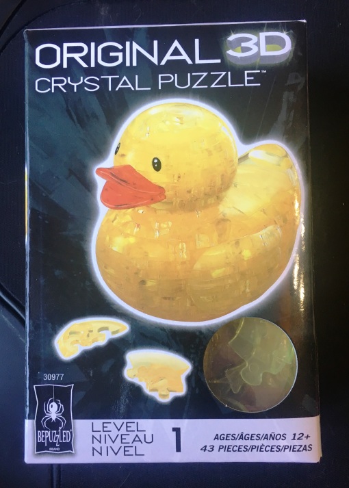 Just ducky crystal rubber duck d puzzle