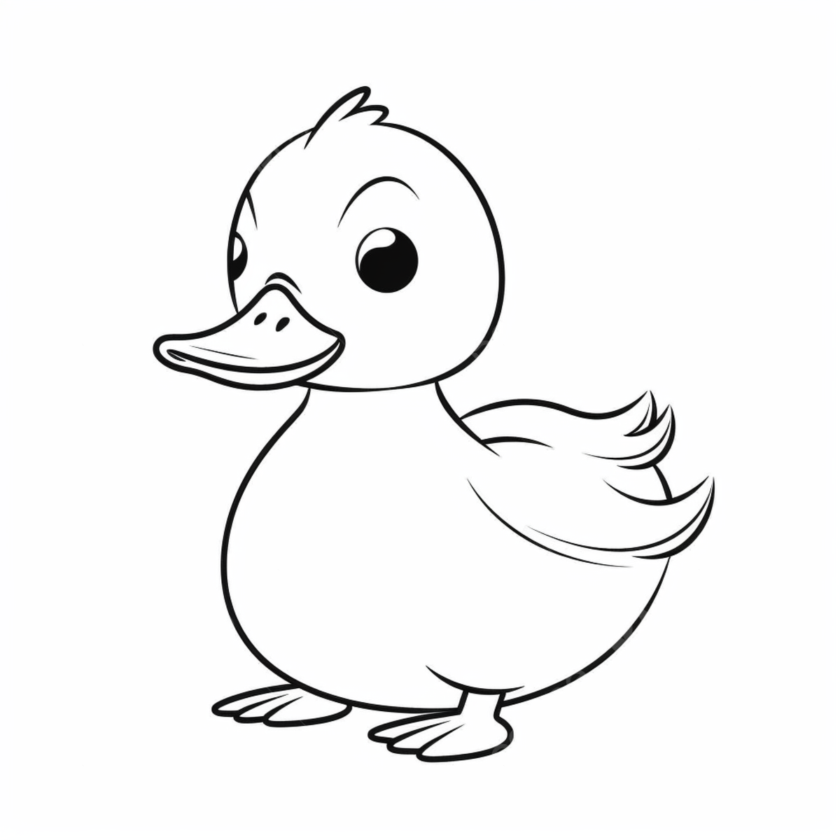 The baby duck illustration of black and white coloring pages duck drawing baby drawing rat drawing png transparent image and clipart for free download